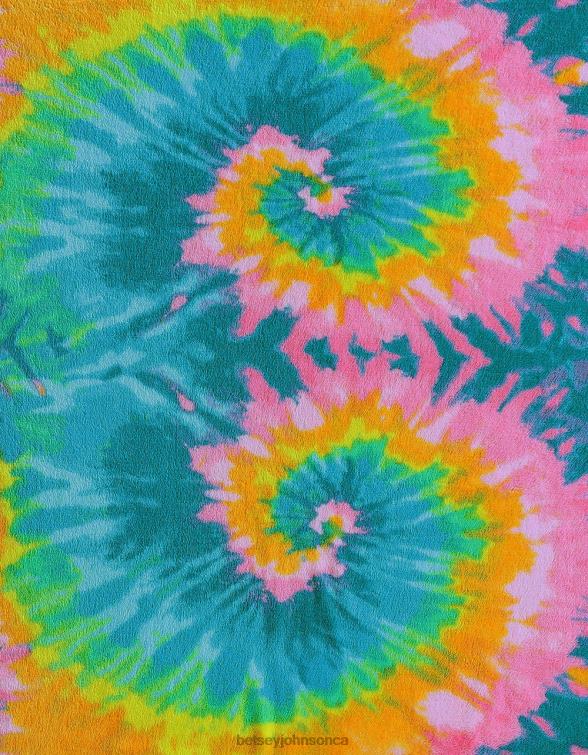 Women Tie Dye Love Throw Blanket Multi Betsey Johnson Accessories JHZ8F403