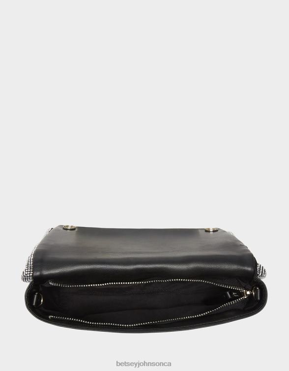 Women All The Bling Bow Handle Bag Black Betsey Johnson Accessories JHZ8F237