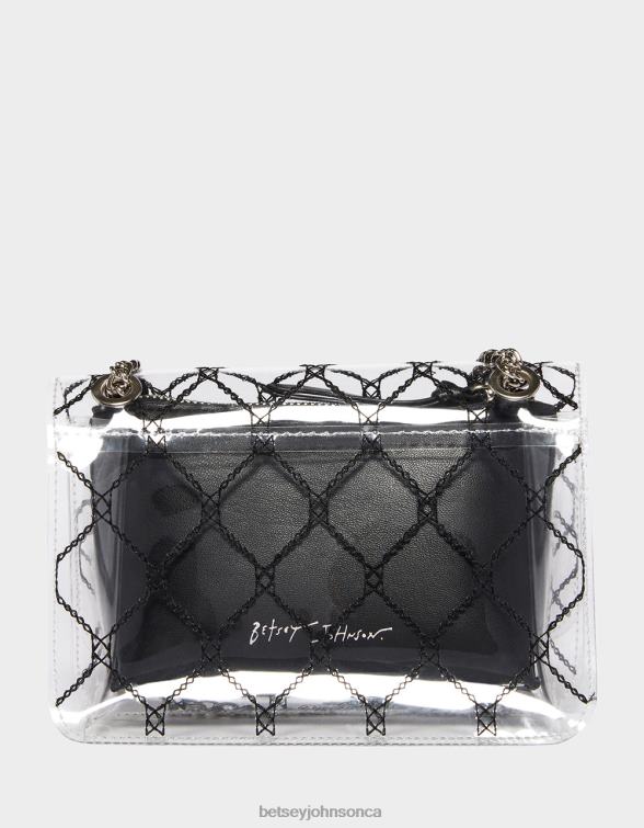 Women Berry Pretty Convertible Crossbody Clear Betsey Johnson Accessories JHZ8F243