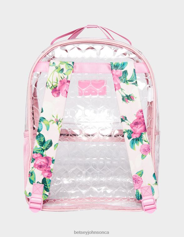 Women Clear Backpack With Pouch Blush Betsey Johnson Accessories JHZ8F233