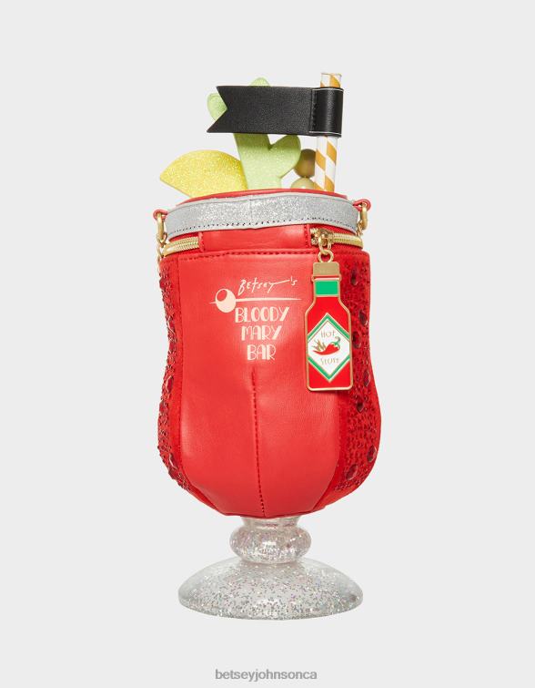 Women Kitsch Bloody Mary Red Betsey Johnson Accessories JHZ8F212