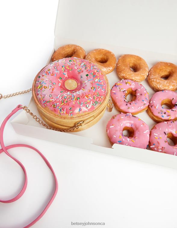 Women Kitsch Glazy For You Crossbody Pink Betsey Johnson Accessories JHZ8F206