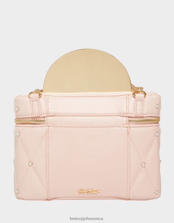 Women Kitsch Mirror Mirror Vanity Crossbody Blush Betsey Johnson Accessories JHZ8F217