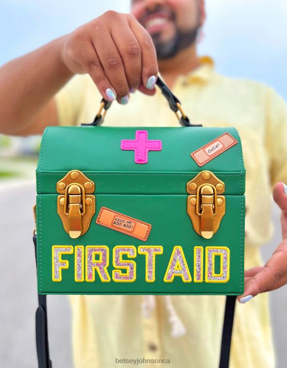 Women Kitsch Playing Doctor Crossbody Green Betsey Johnson Accessories JHZ8F204