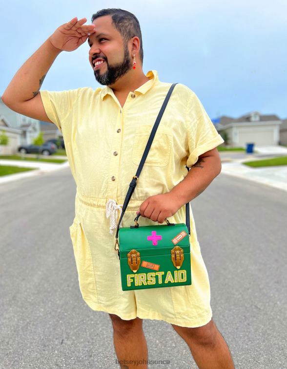 Women Kitsch Playing Doctor Crossbody Green Betsey Johnson Accessories JHZ8F204