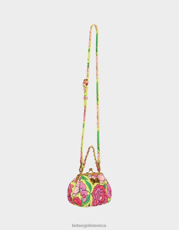 Women Lil' Nugget Kiss Lock Bag Floral Betsey Johnson Accessories JHZ8F236