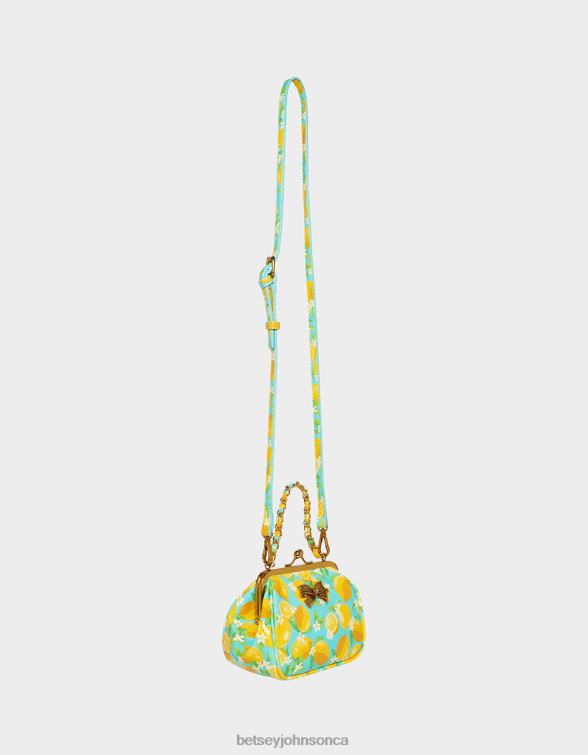 Women Lil' Nugget Kiss Lock Bag Lemon Betsey Johnson Accessories JHZ8F244