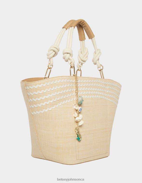 Women Shell Yeah Tote Natural Betsey Johnson Accessories JHZ8F248