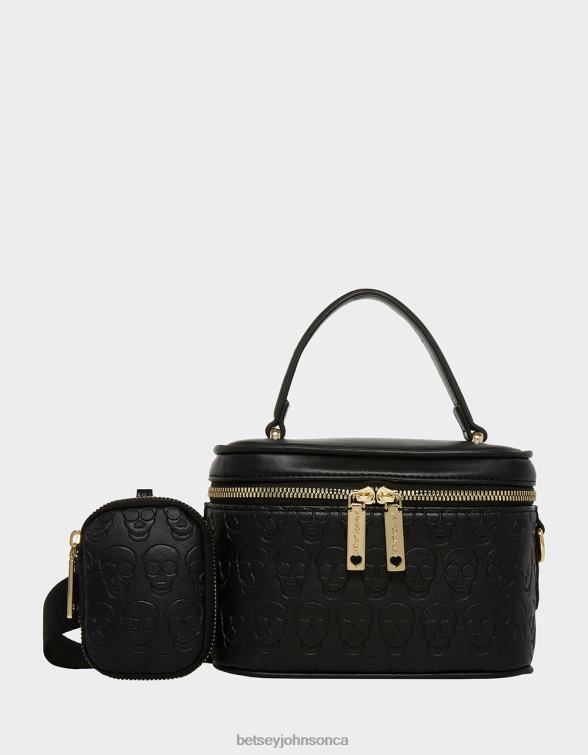 Women Xo Skull Vanity Black Betsey Johnson Accessories JHZ8F227