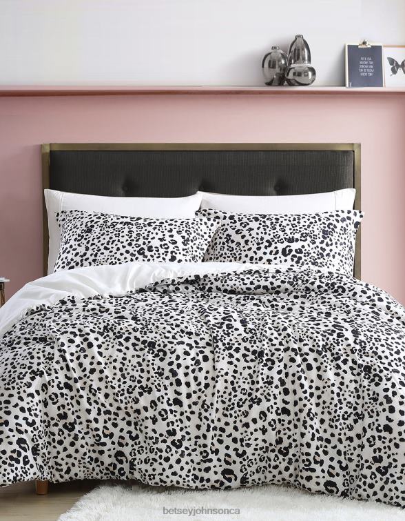 Unisex Full Queen Comforter Set Water Leopard Betsey Johnson Accessories JHZ8F404