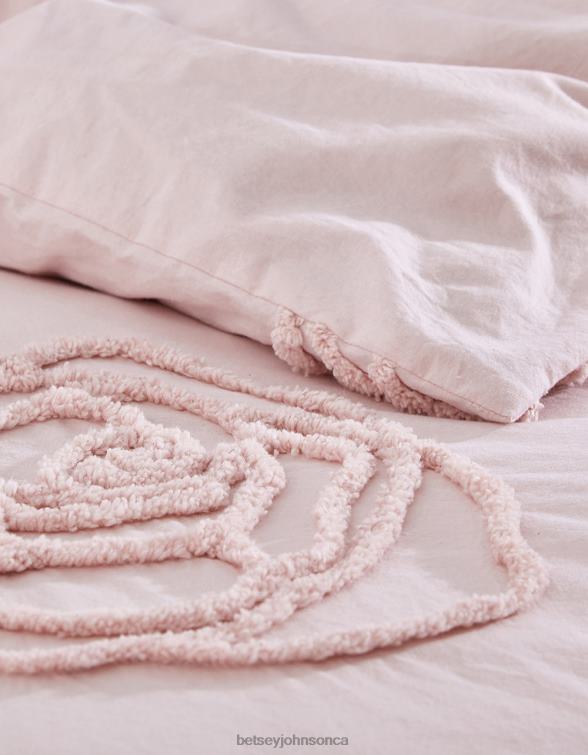 Unisex Pink Rose Full Queen Duvet Cover Bonus Set Multi Betsey Johnson Accessories JHZ8F412