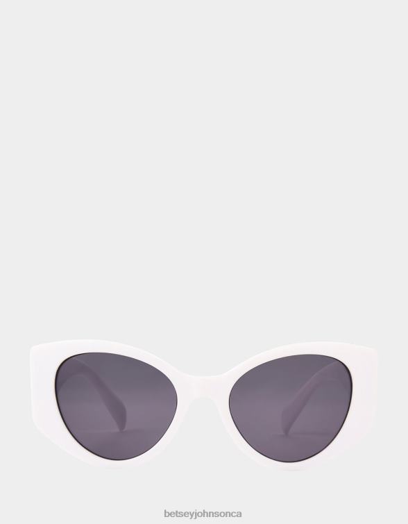 Women Double Take Sunglasses Black/White Betsey Johnson Accessories JHZ8F394