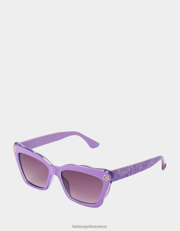 Women Petite Petals Sunglasses Purple Betsey Johnson Accessories JHZ8F382