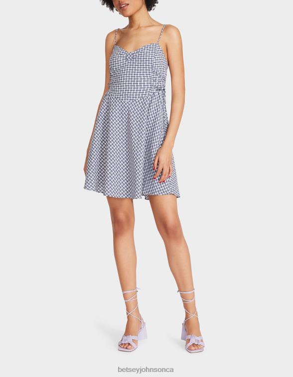 Women Bella Frocked Dot Mini Dress Multi Betsey Johnson Clothing JHZ8F286