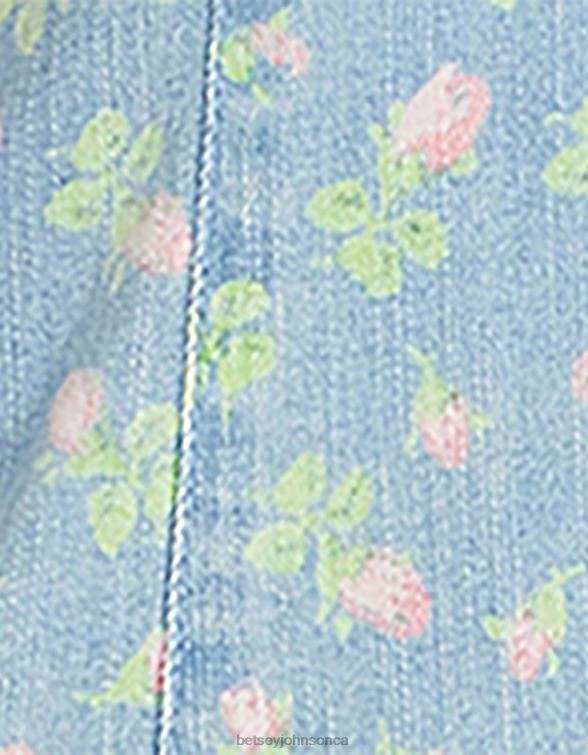 Women Denim Lover Bustier Mini Dress Blue Betsey Johnson Clothing JHZ8F278