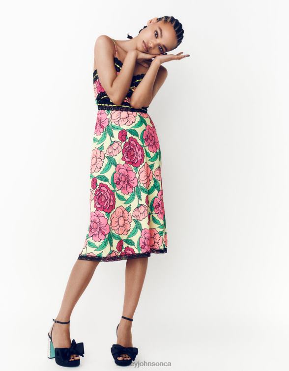 Women Hollywood Midi Dress Lime Betsey Johnson Clothing JHZ8F262