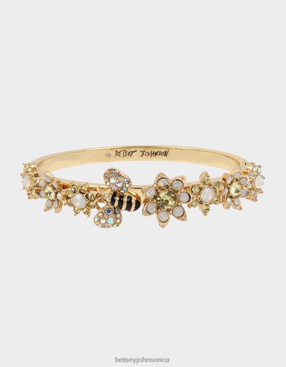 Women Bee Bangle Yellow Betsey Johnson Jewelry JHZ8F341