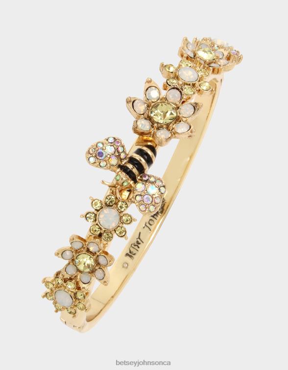 Women Bee Bangle Yellow Betsey Johnson Jewelry JHZ8F341