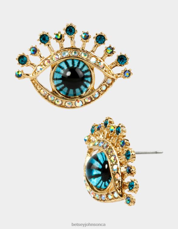 Women Eye Studs Multi Betsey Johnson Jewelry JHZ8F335