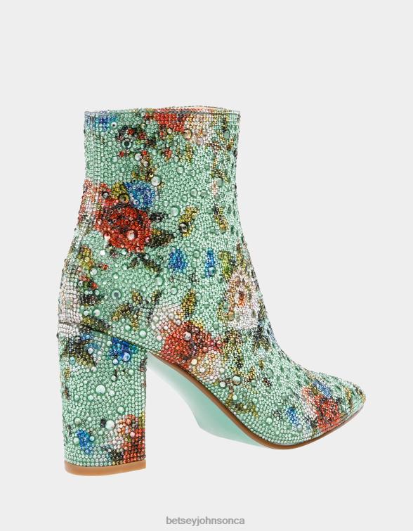 Women Cadyf Green Multi Betsey Johnson Shoes JHZ8F91