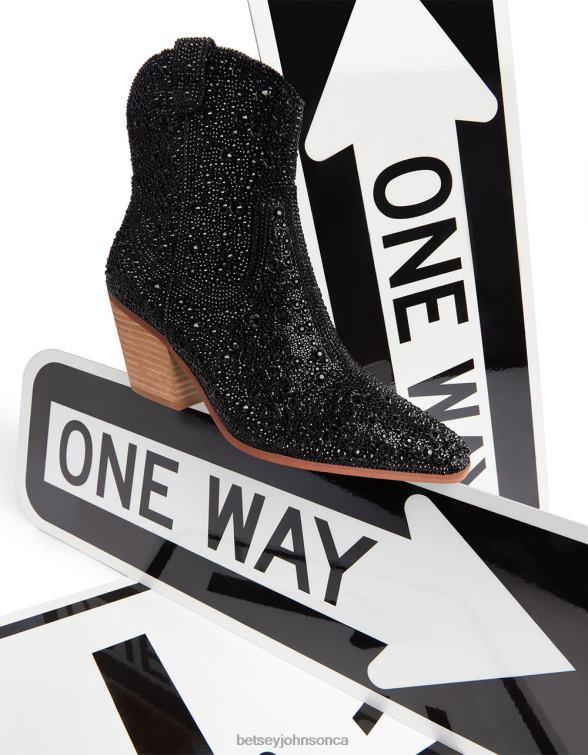 Women Diva Black Betsey Johnson Shoes JHZ8F44