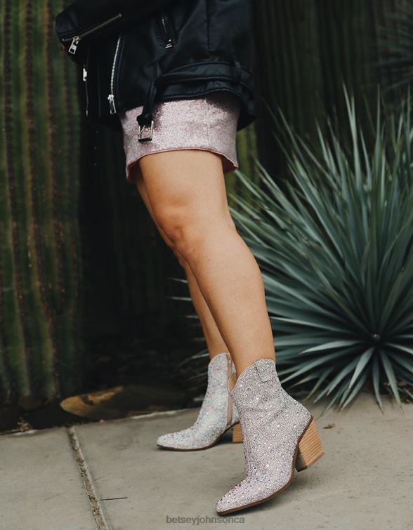 Women Diva Rhinestones Betsey Johnson Shoes JHZ8F6