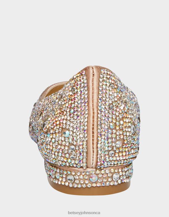 Women Sb-Jude Nude Satin Betsey Johnson Shoes JHZ8F99