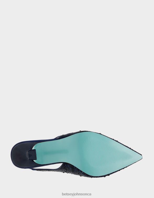 Women Clark Navy Betsey Johnson Shoes JHZ8F148