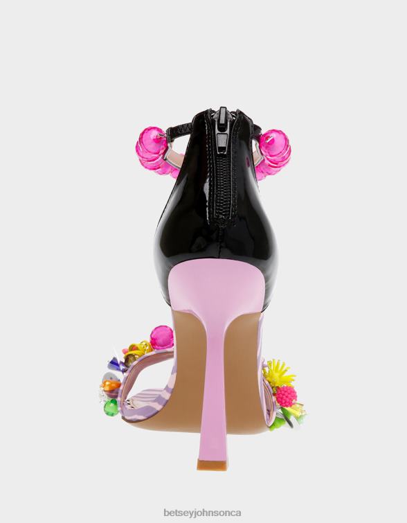 Women Clooney Pink Multi Betsey Johnson Shoes JHZ8F98