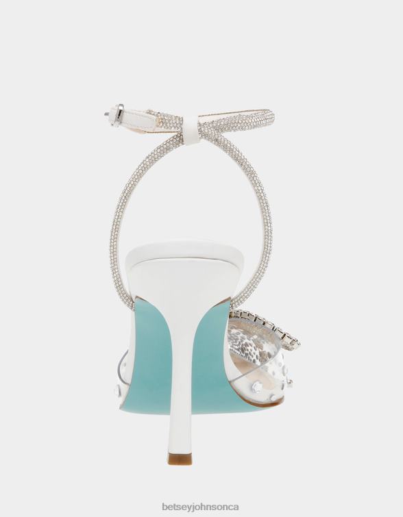 Women Drea White Betsey Johnson Shoes JHZ8F102