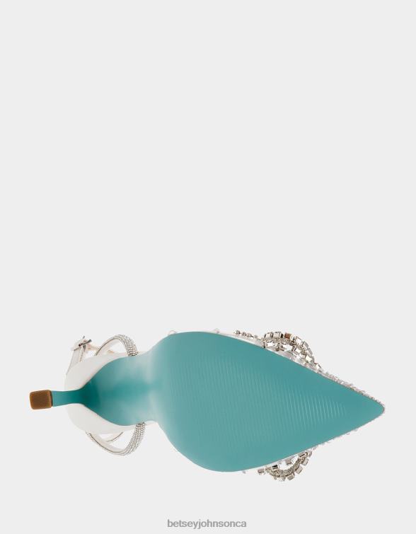 Women Drea White Betsey Johnson Shoes JHZ8F102