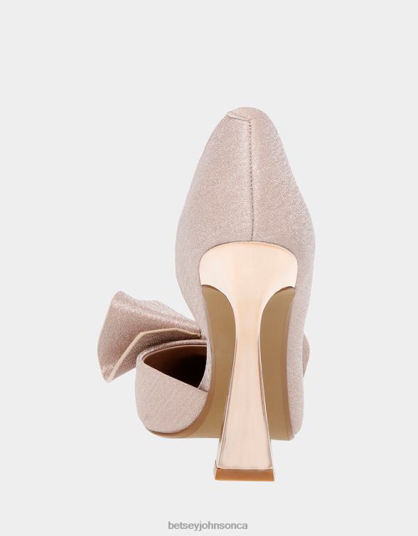 Women Nobble Champagne Betsey Johnson Shoes JHZ8F62