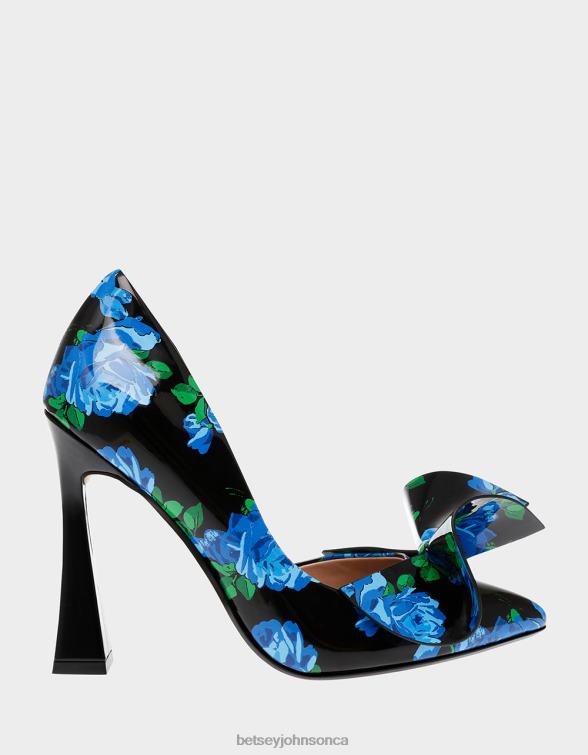 Women Nobble-P Blue Multi Betsey Johnson Shoes JHZ8F128