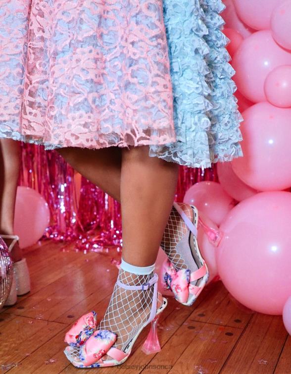 Women Pollie Pink Multi Betsey Johnson Shoes JHZ8F73