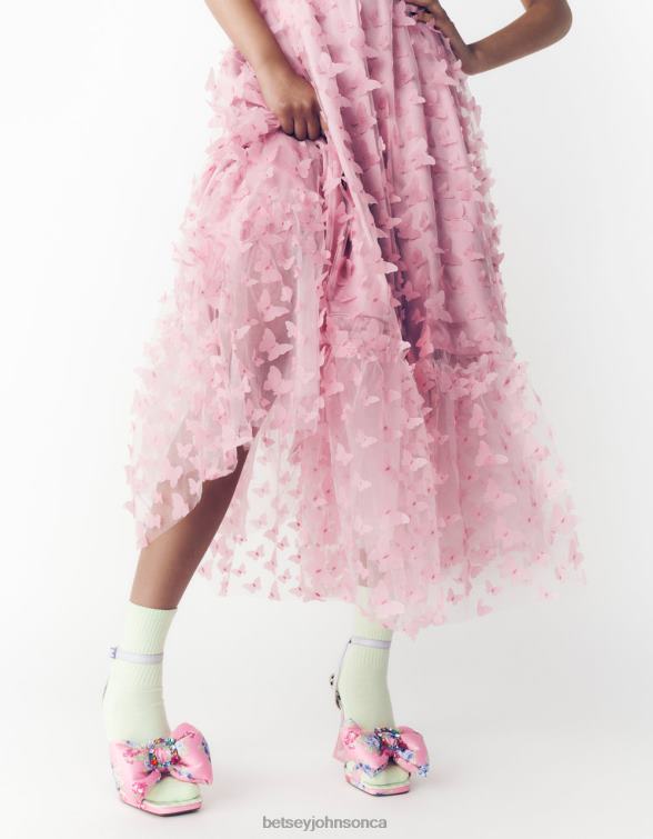 Women Pollie Pink Multi Betsey Johnson Shoes JHZ8F73