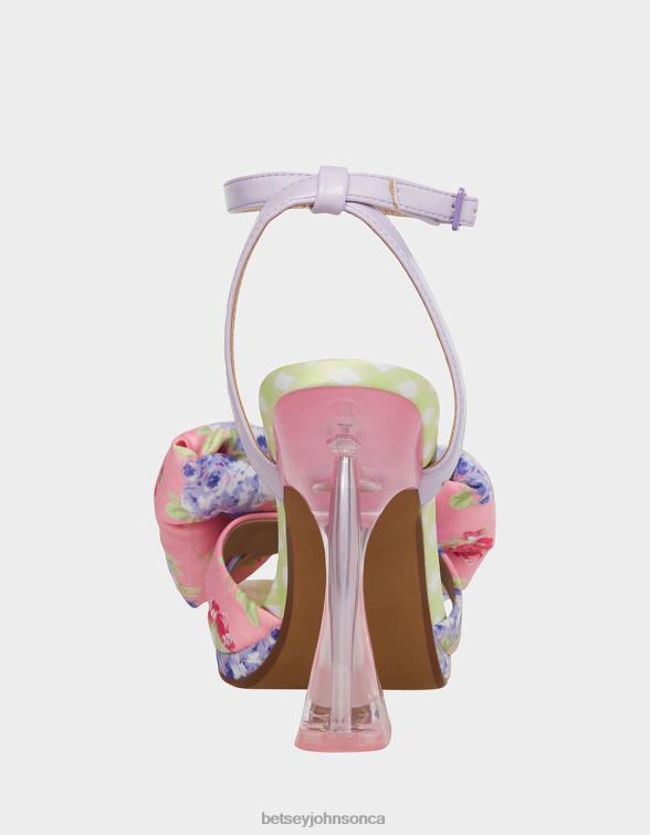 Women Pollie Pink Multi Betsey Johnson Shoes JHZ8F73