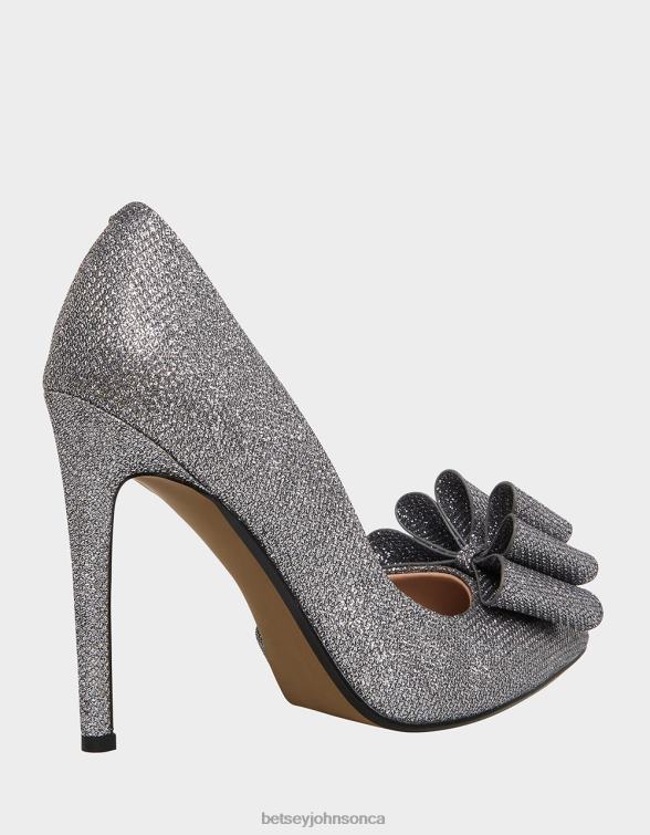 Women Prince Pewter Betsey Johnson Shoes JHZ8F179