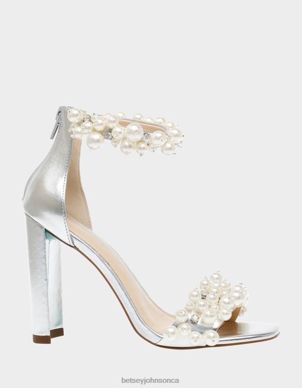 Women Sb-Fay Silver Betsey Johnson Shoes JHZ8F17