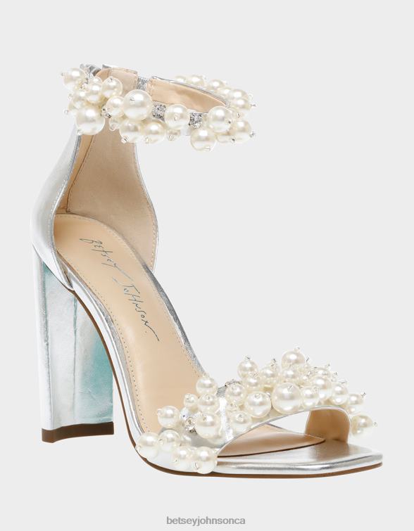 Women Sb-Fay Silver Betsey Johnson Shoes JHZ8F17