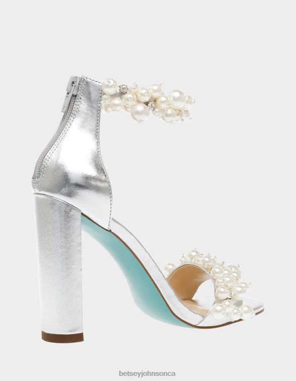Women Sb-Fay Silver Betsey Johnson Shoes JHZ8F17