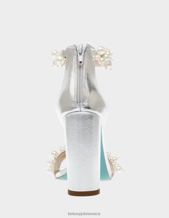 Women Sb-Fay Silver Betsey Johnson Shoes JHZ8F17