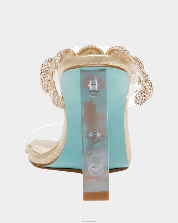 Women Troy Gold Betsey Johnson Shoes JHZ8F141