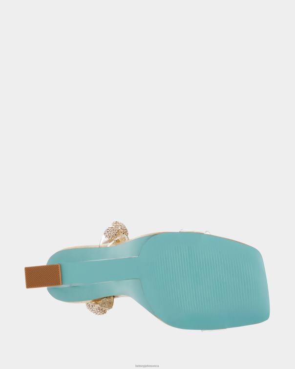 Women Troy Gold Betsey Johnson Shoes JHZ8F141