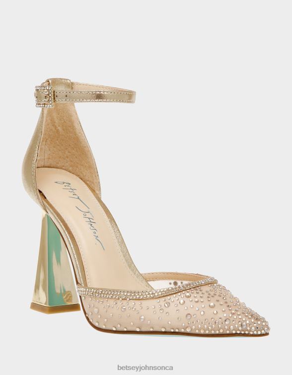 Women Viola Dusty Gold Betsey Johnson Shoes JHZ8F108