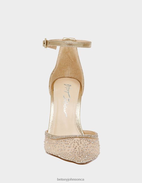 Women Viola Dusty Gold Betsey Johnson Shoes JHZ8F108