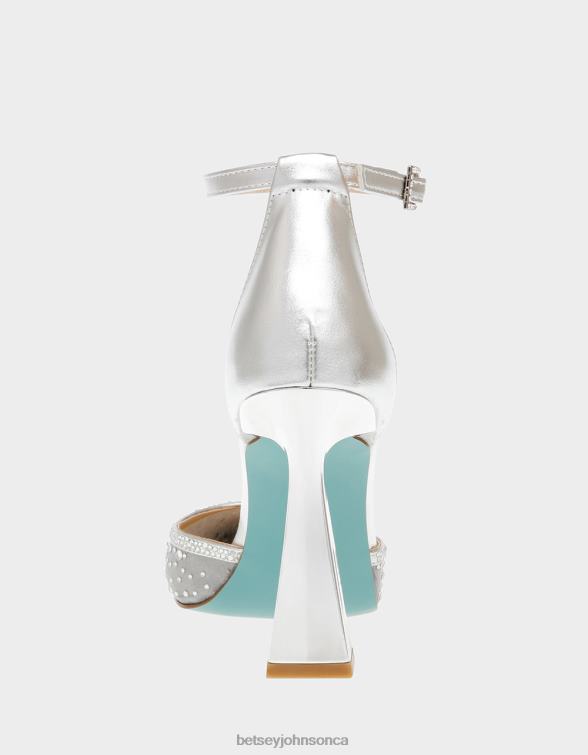 Women Viola Silver Betsey Johnson Shoes JHZ8F29