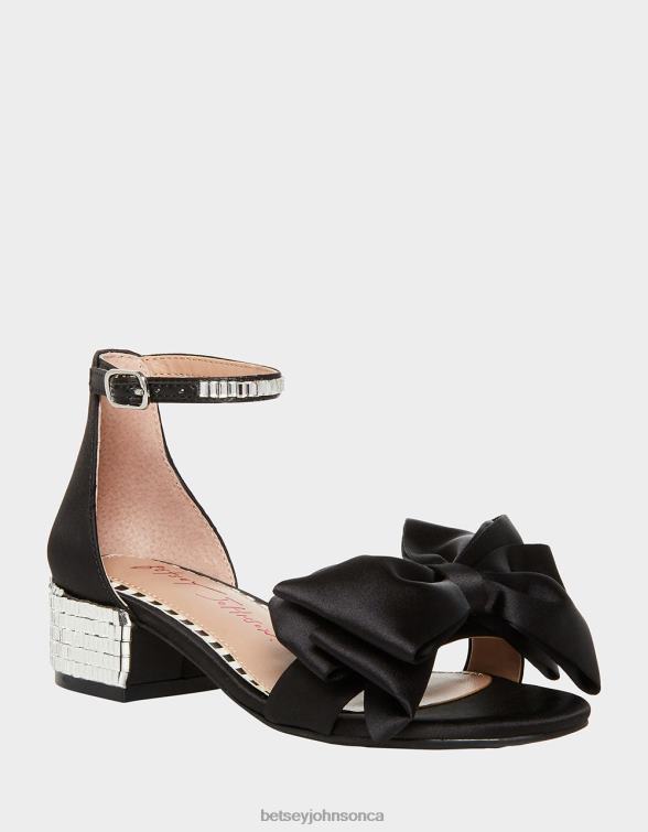 Kids Maddy Black Betsey Johnson Shoes JHZ8F189