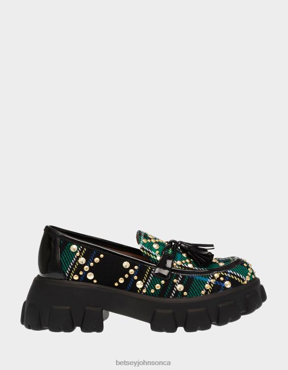 Women Aleah Green Multi Betsey Johnson Shoes JHZ8F182