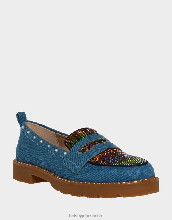 Women Halliee Denim Multi Betsey Johnson Shoes JHZ8F168