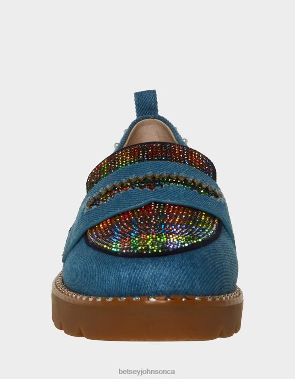 Women Halliee Denim Multi Betsey Johnson Shoes JHZ8F168